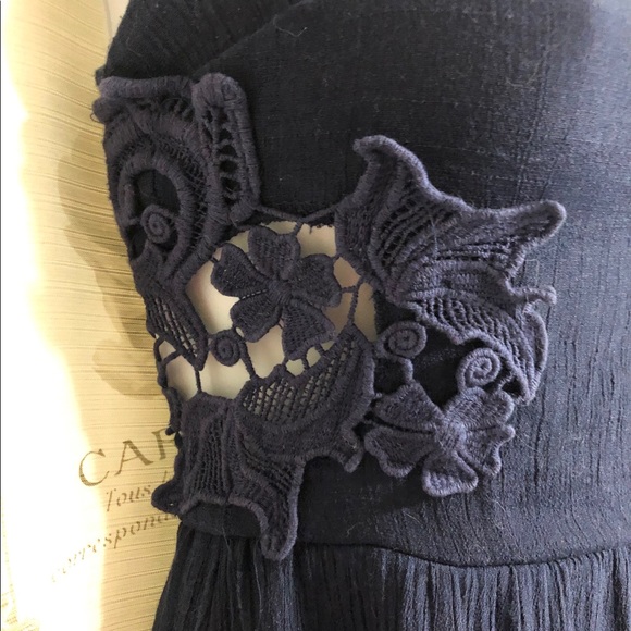 Socialite Navy Blue Dress With Cutouts - Picture 5 of 10